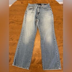 Calvin Klein Jeans Womens Bootcut 6 Light Wash 5 Pocket Wide Leg Y2K Vintage